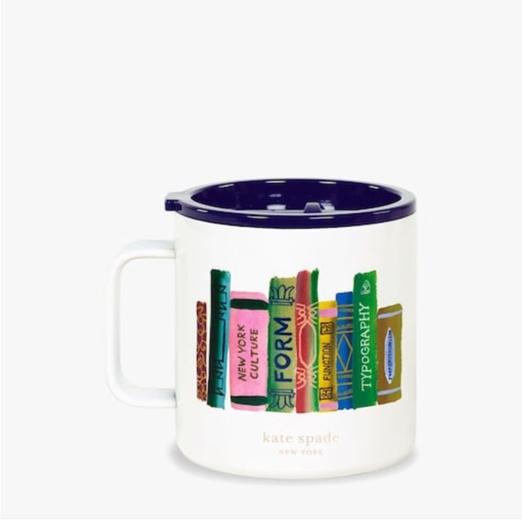Kate Spade ♠️ bookshelf mug - Picture 2 of 5